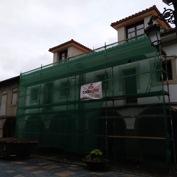 Pintura Fachada con andamios Reformas TodoColor Pintura Fachada con andamios Reformas TodoColor